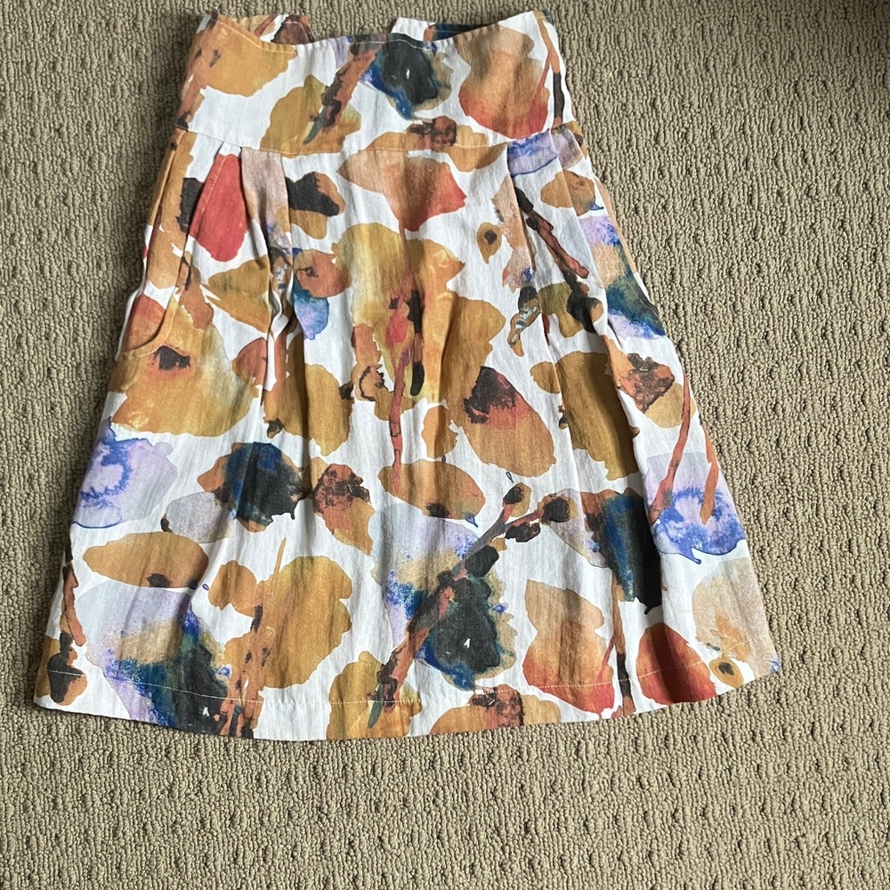 Colorful Abstract A-Line Skirt